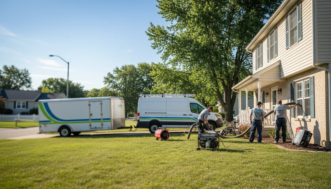 Flooded Basement Restoration And Cleanup With Repair in Mount Olivet, KY near me